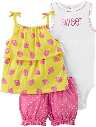 strawberry outfit baby girl