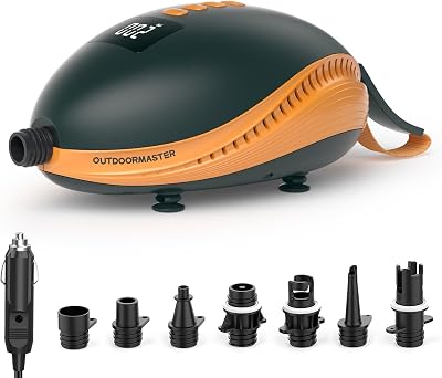 OutdoorMaster Dolphin 20 PSI Electric SUP Pump Auto-Off 12V DC