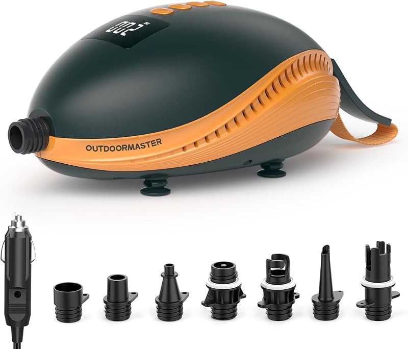 OutdoorMaster Dolphin 20 PSI Electric SUP Pump Auto-Off 12V DC