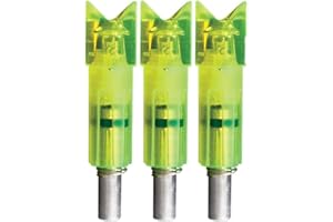Lumenok Gold Tip Crescent Bolt End (3-Pack), Green