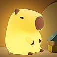 OkiyiD Capybara Night Lamp, Capybara for Loved Ones and Friends, Capybara Light Gift, ABS+SIL, Touch Control, Portable Rechargeable Dimmable, Best Choice for Gift Giving (Capybara)