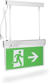 Smartwares NV42 LED Emergency Light 4W Orientation Exit Sign with Backup Battery view 1