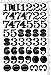 Jazzstick Large Number 0-9 Decorative Sticker Value Pack Bulk 8 Sheets Assorted Colors Red/Green/Orange/Black/White/Navy/Yellow/Pink 14C