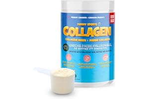 Yummy Sports Marine Collagen+ Powder - Marine Collagen Supplement Powder for Hair Nail Skin and Joint Health - Collagen Marin