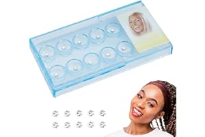 UPIQNG 10Pcs Rhinestone Tooth Decoration Crystal Tooth Gem Teeth Jewelry Ornaments Tooth Diamonds Clear Nail Rhinestone DIY C