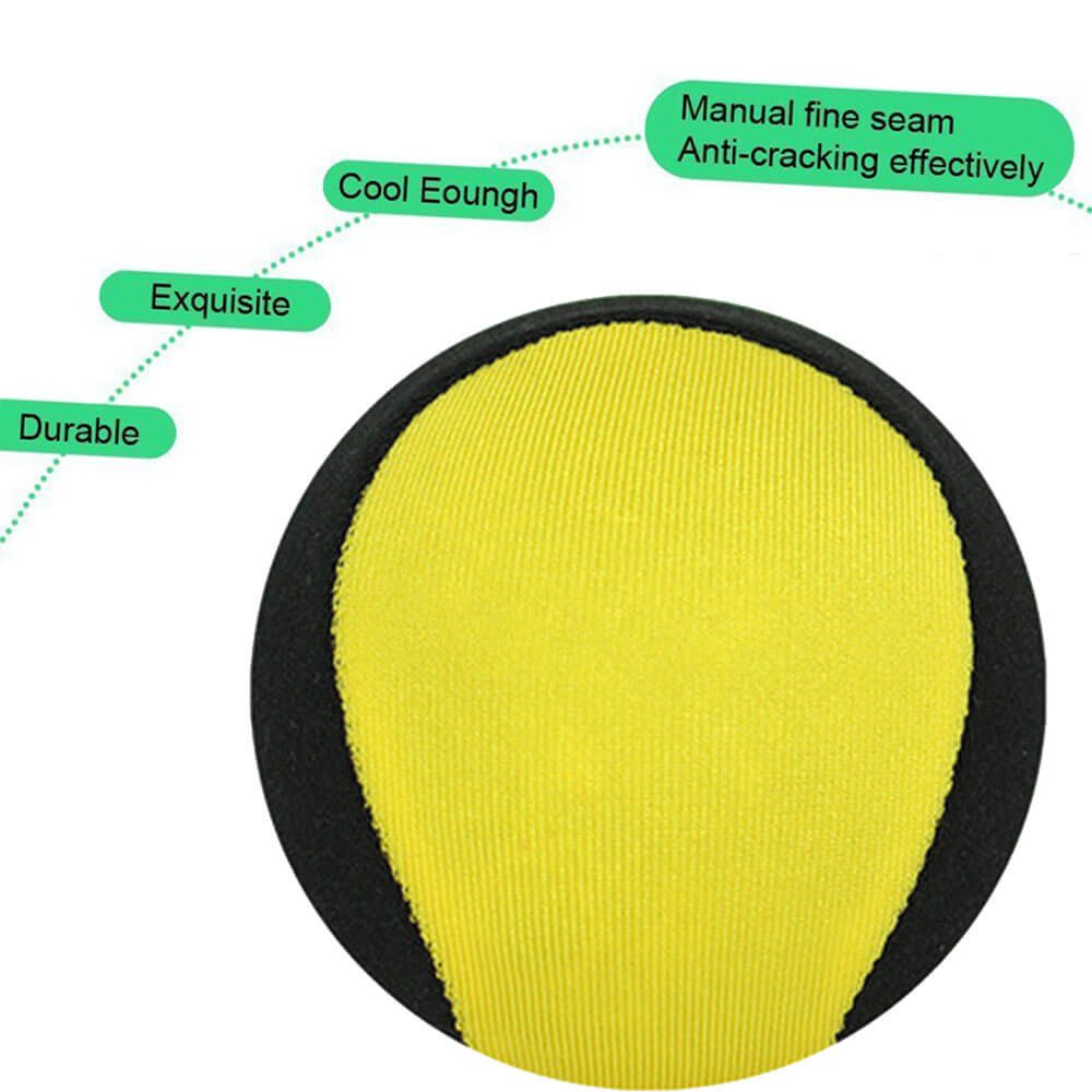 ixaer Funny Pro Water Bouncing Ball Surf Skimming Jumper Pool Sport Ball/Water Bouncing Ball for Pool & Sea/ Water Runner Skipping Ball/ Wave Runner/Fun Water Sports Game. (Red)