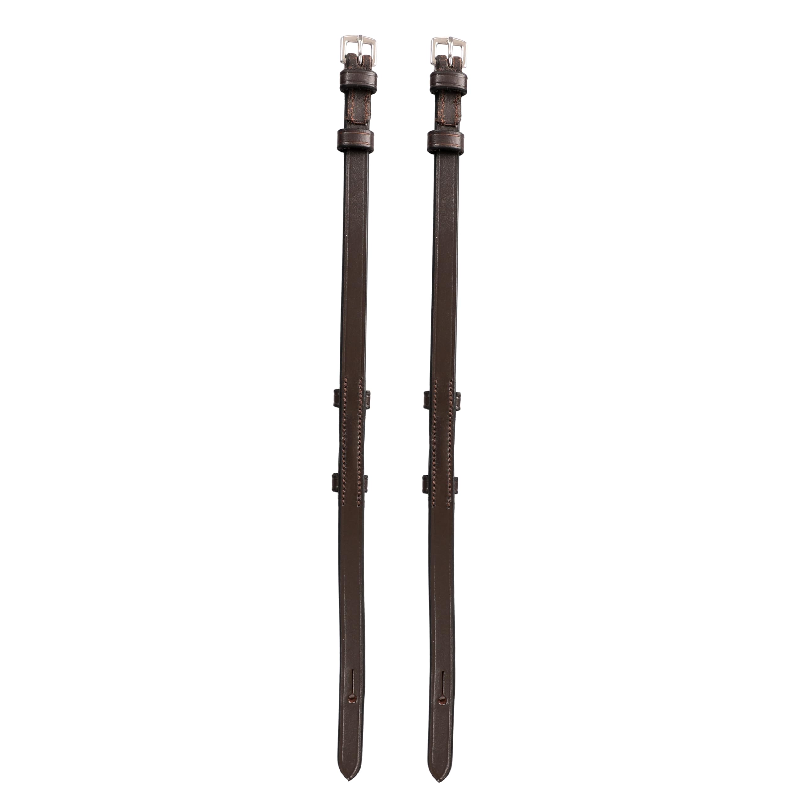 Exion Bridle Cheek Pieces with Hook Fastening (4/8"-13mm) - Havana, Full, Replacement Cheek Piece