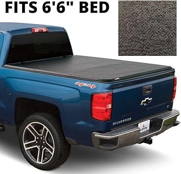 Amazon Com Leer Latitude Fits 2014 2018 Gm Chevy Silverado Gmc Sierra With 6 6 Ft Bed Easy Install Soft Tri Fold Truck Bed Tonneau Cover Automotive