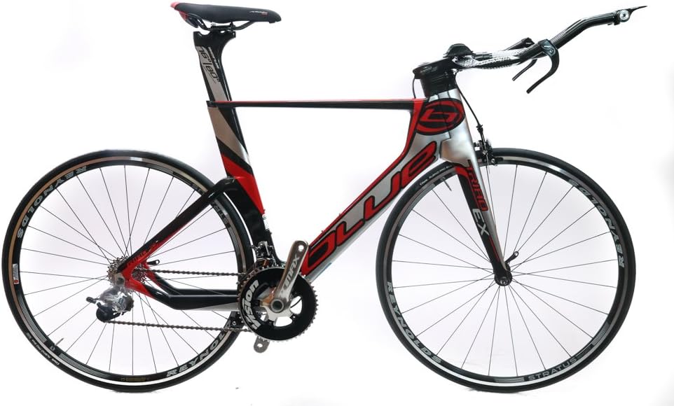 blue triathlon bike