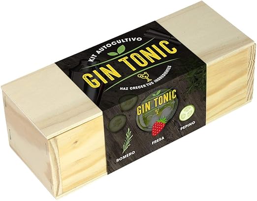 Kit Autocultivo Gin Tonic (romero, fresa y pepino): Amazon.es: Jardín