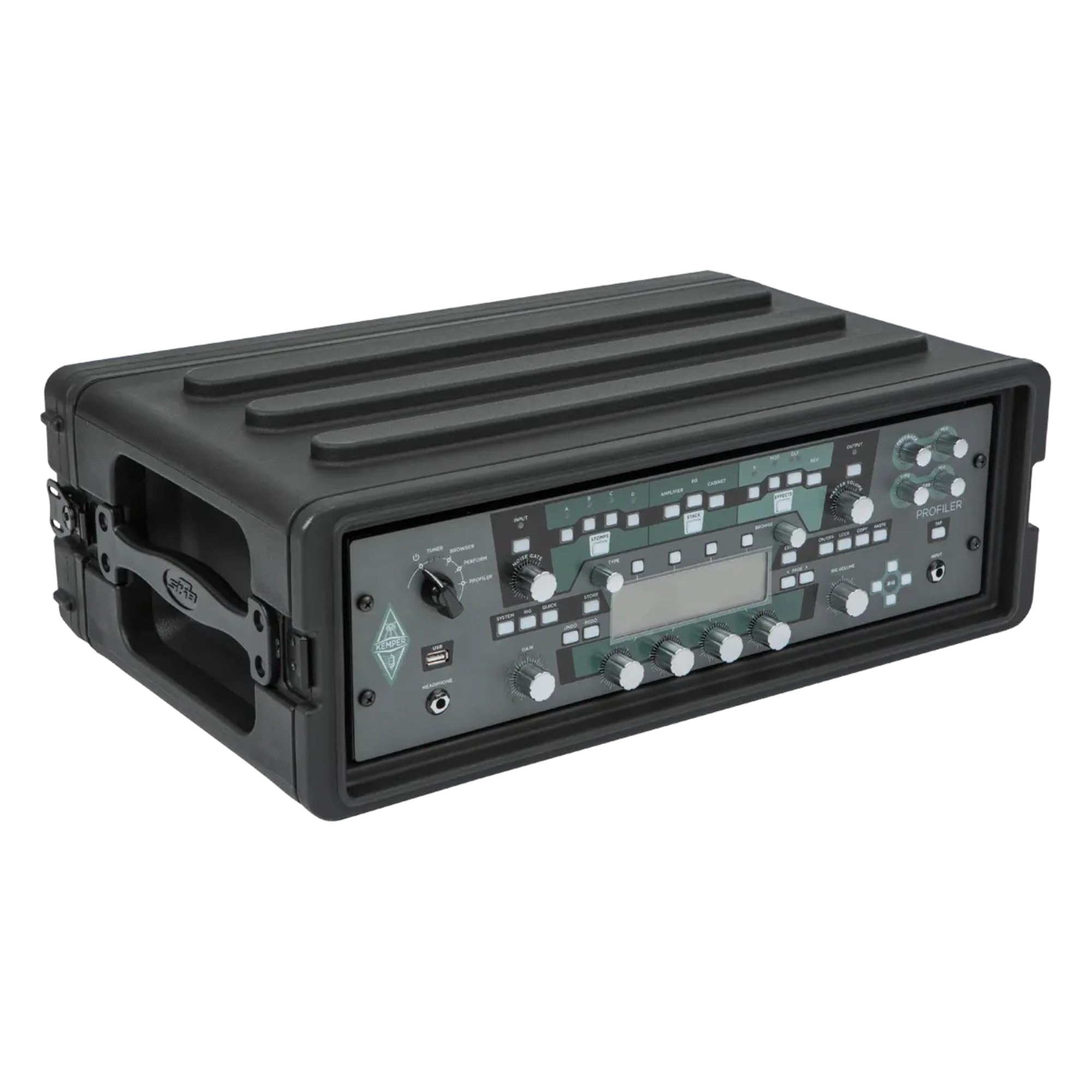 SKB 1SKB-R3S 3U Roto Shallow Rack - Black