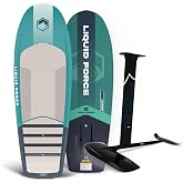 Liquid Force 2026 Launch Foil Board with Alloy Launch 1200 FuseLock Wake Foil Kit Package