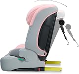 Kinderkraft Safety FIX 3 PRO I-Size Car Seat Pink 76-150 cm Isofix Top Tether view 3