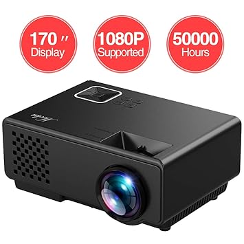 Mini proyector MOOKA, Full HD 1080P, proyector de vídeo Compatible ...