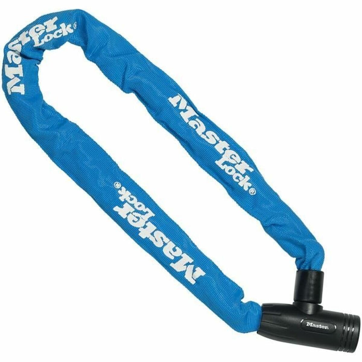 Master Lock Bike Chain Lock, Key, 90 cm Chain, Blue 8391EURDPROCOLB - Use with Electric, Mountain, Road, Folding Bikes