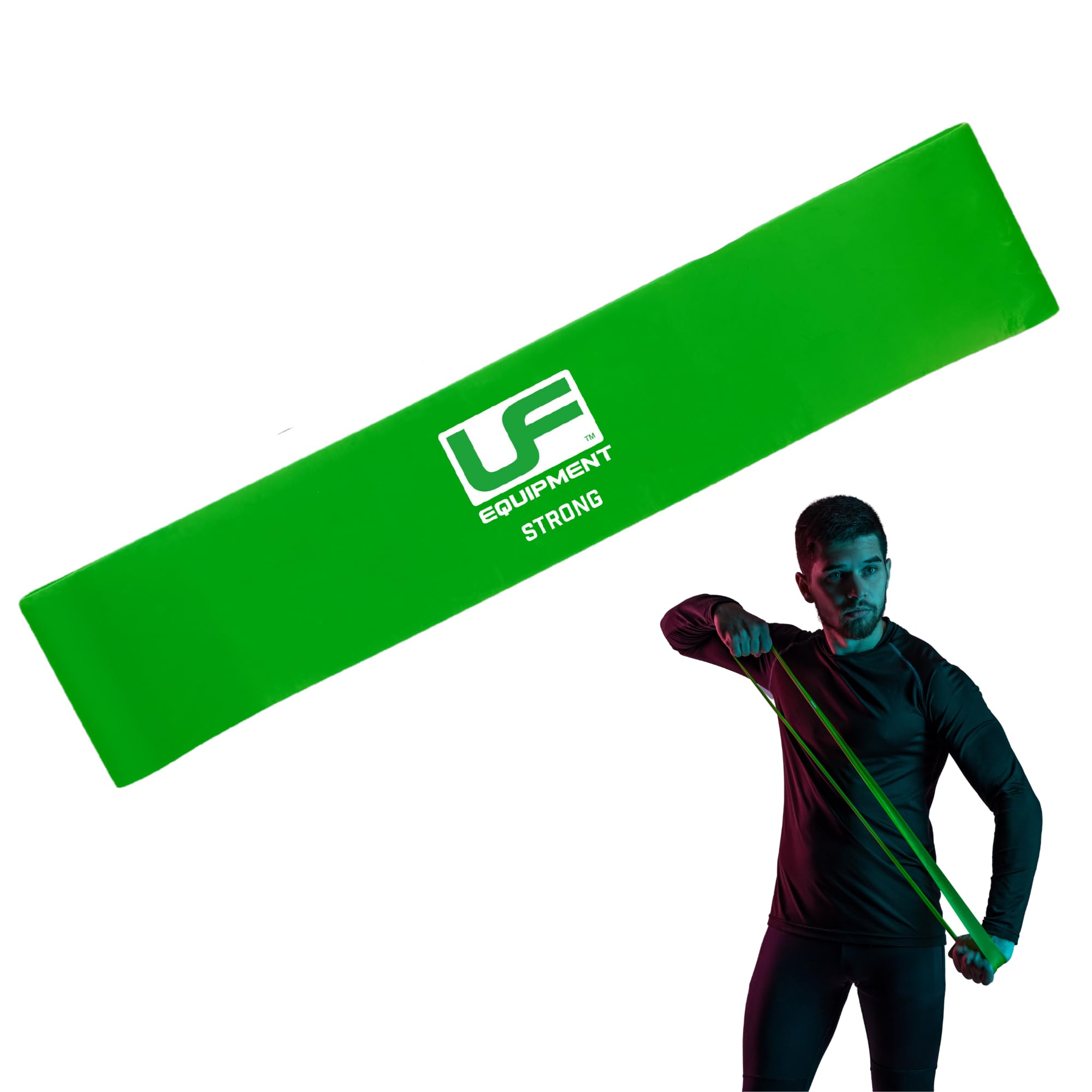"Ufe Unisex' s Urban Fitness Resistance Band Loop 12 Inch, Green-strong, 12""", K-REY-UFA197S, black