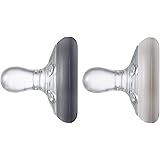 Tommee Tippee Woodland Wonders Breast-Like Pacifier | Orthodontic Silicone Nipple (6-18 Months, Slate/Cedar, 2 Count)