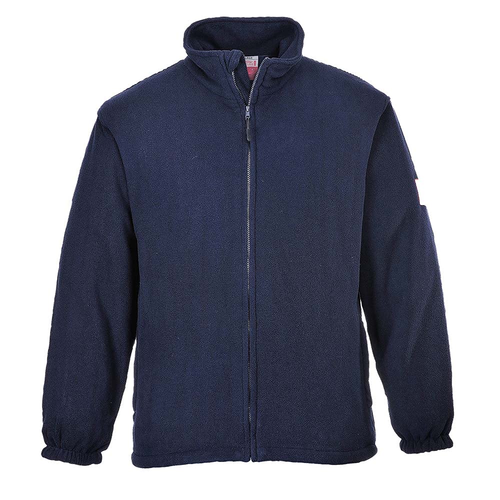 Portwest Flame Resistant Anti Static Fleece, Color: Navy, Size: S, FR30NARS