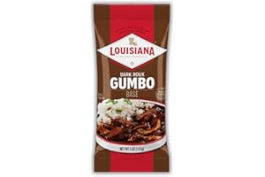 LOUISIANA FISH FRY PRODUCTS Dark Roux Gumbo Base 5 oz. - Authentic Cajun Flavor in a Delicious Gumbo Base - Just Add Your Choice of Meat and or Seafood and Serve Over Rice by Louisiana Fish Fry