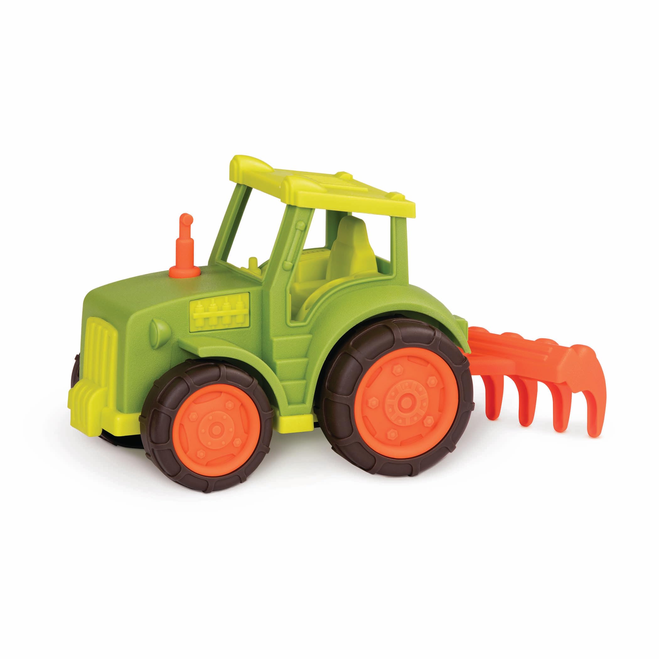 Battat – Wonder Wheels – Tractor With Rake – Developmental Farm Toy For Kids, Toddlers – Durable & Sturdy Toy Truck – 1 year +