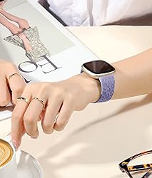 Odbeai Leopard Bands Compatible with Fitbit Sense