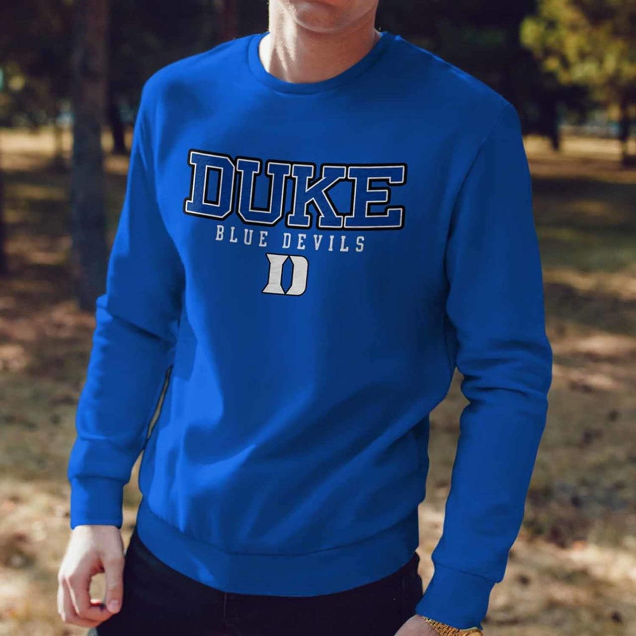 duke blue devils crewneck sweatshirt