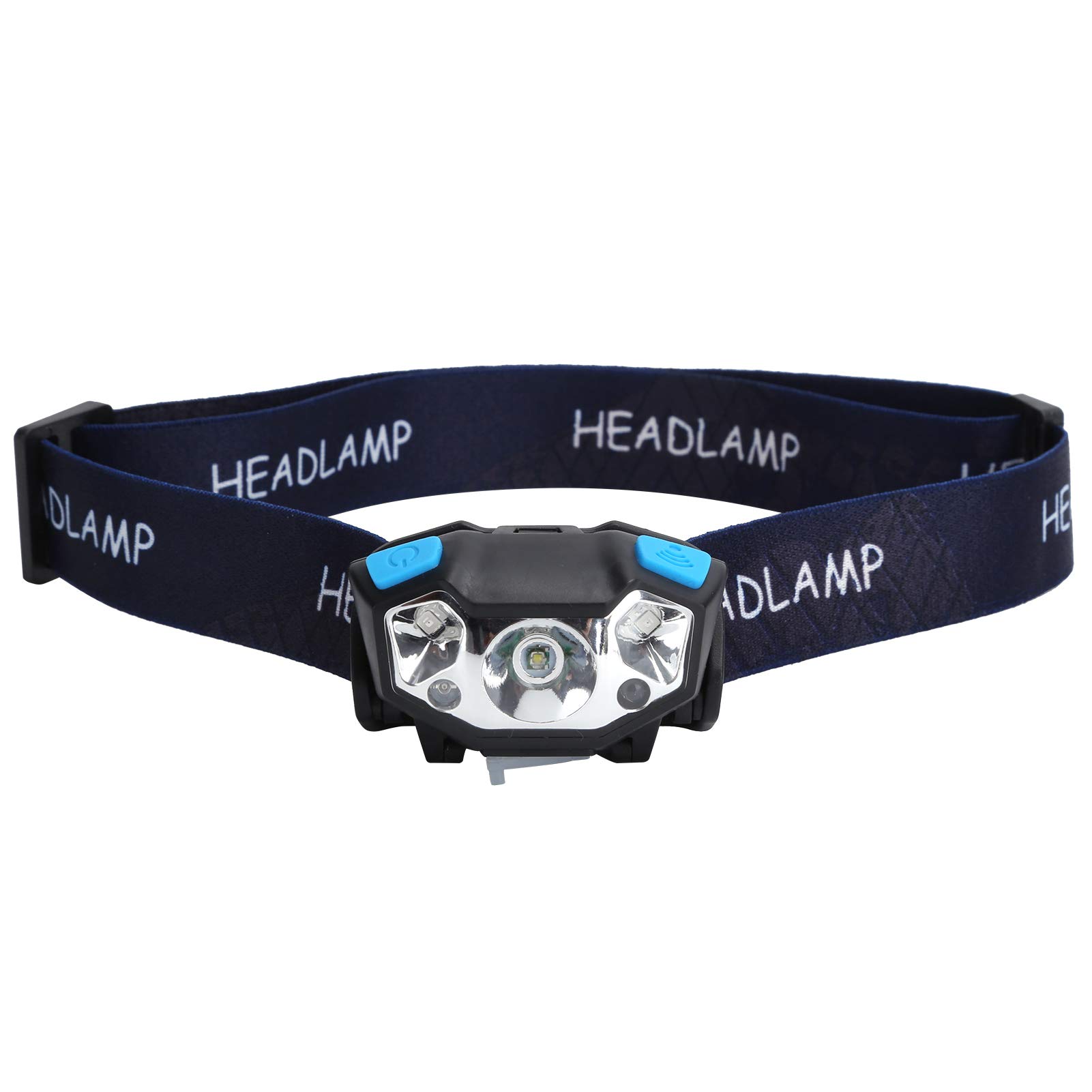AUHX Headlamp Rechargeable Headlamp for Hiking Camping Mountaineering Hiking Fishing