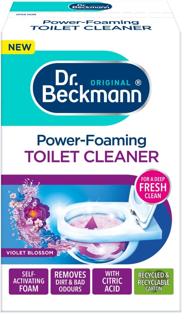 Dr. Beckmann Power-Foaming Toilet Cleaner Violet Blossom 3 x 100g