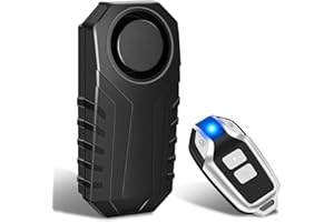 KCMYTONER Bike Alarms, Bike Alarms for Ebikes, Alarm for Bike, Ebike Alarm Anti Theft Vibration Motion Sensor Cycling Security 113db Super Loud IP65 Waterproof Adjustable Volume Sensitivity