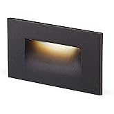 CLOUDY BAY 120V Dimmable LED Indoor Outdoor Step Light,3000K Warm White Stair Lights,Oil Rubbed Bronze