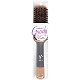 Goody Detangle It Boar Bristle Hair Brush, Use as a Detangling or Styling Brush, Conditions &amp; Boosts Shine, Helps Tackle Knots &amp; Reduce Frizz, For Wet or Dry Hair, Brown/Grey