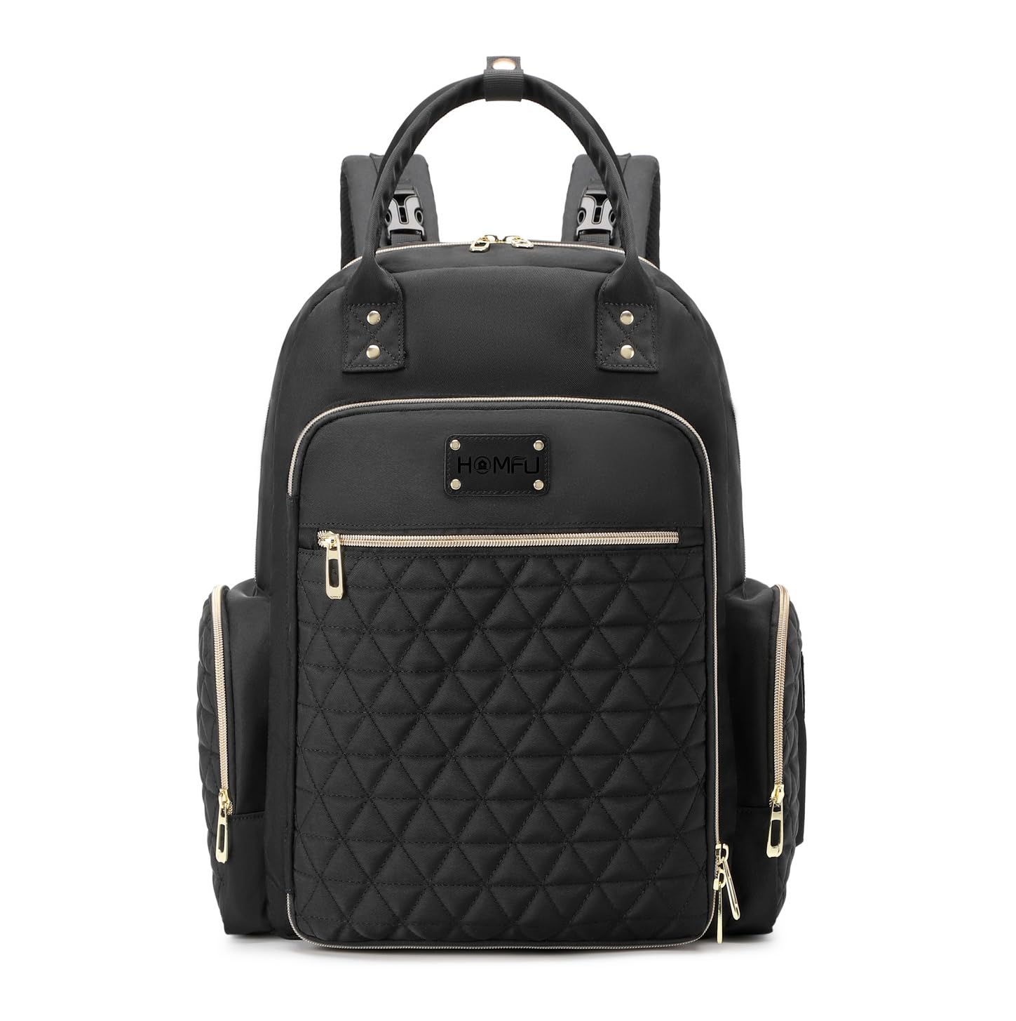 Homfu Diaper Bag Backpack Mommy Hospital Baby Bags For Boys Girl Travel Backpacks Mom Grey Dad Diaper Bag Tote Baby Registery Hospital Registry Newborn Essentials Boy Tote