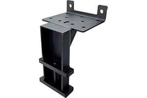 TOOLHOPER Winch Hitch Mount, Winch Mounting Plate Fit for 2"x4" Stake Pocket, Heavy Duty Trailer Winch Mount, Capacity 3600 Lbs (Universal)