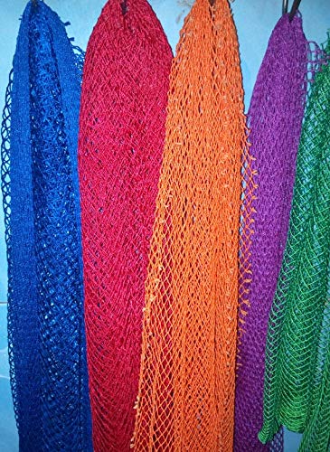 African Net Exfoliating Shower Body Scrubber/Exfoliating Back Scrubber/Skin Smoother/Great for Daily Use - Assorted Colors