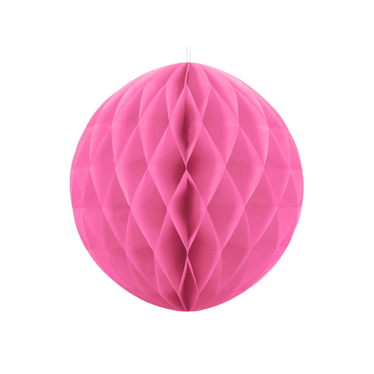 Unknown Honeycomb Ball 1 Piece Diameter 20 cm Pompoms Honeycomb Balls Ceiling Decoration Hanging Decoration Honeycombs (Pink)