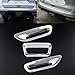 Set Chrome Cover Trim Insert Front Grille/ Side Mirror/ Rear Fog Lamp Brake Light/Back Door Handle Bowl For 2014 2015 2016 Nissan X-Trail T32 Rogue