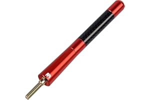 ONE250 Short Antenna, Compatible with Harley Davidson Motorcycles All Models (1998-2024) - Will fit Any Harley Davidson Street Glide, Road Glide, Road King or Electra Glide (Red)