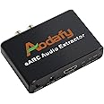 eARC Audio Extractor, eARC Audio Converter to HDMI Optical/SPDIF L/R 3.5mm AUX Sound Extractor, HDMI eARC/ARC to Optical Audio Adapter, for TV to Non-ARC Sound System Soundbar Speaker Amplifier