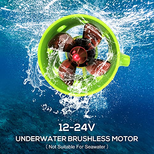 HUIOP Boat Underwater Motor, 1000KV Underwater Brushless Motor