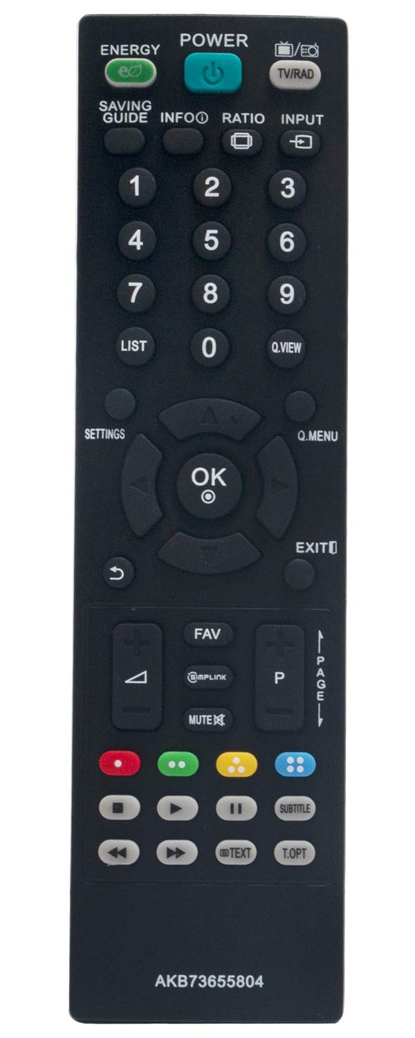 ALLIMITY AKB73655804 Remote Control Replace for LG LED LCD TV 22CS460 22LS3500 22LT360C 26CS460 26LS3500 26LT360C 32CS460 32LS3400 42CS460 42LS3400 42LT360C 42PA4500
