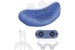 COPEAKY Anti Šnoring Devices, Comfortable Variable Speed Stop Šnoring Machine with Double Eddy Current, Adjustable Sleep Aid Šnore Reduction for All Nose Shapes and All Ages