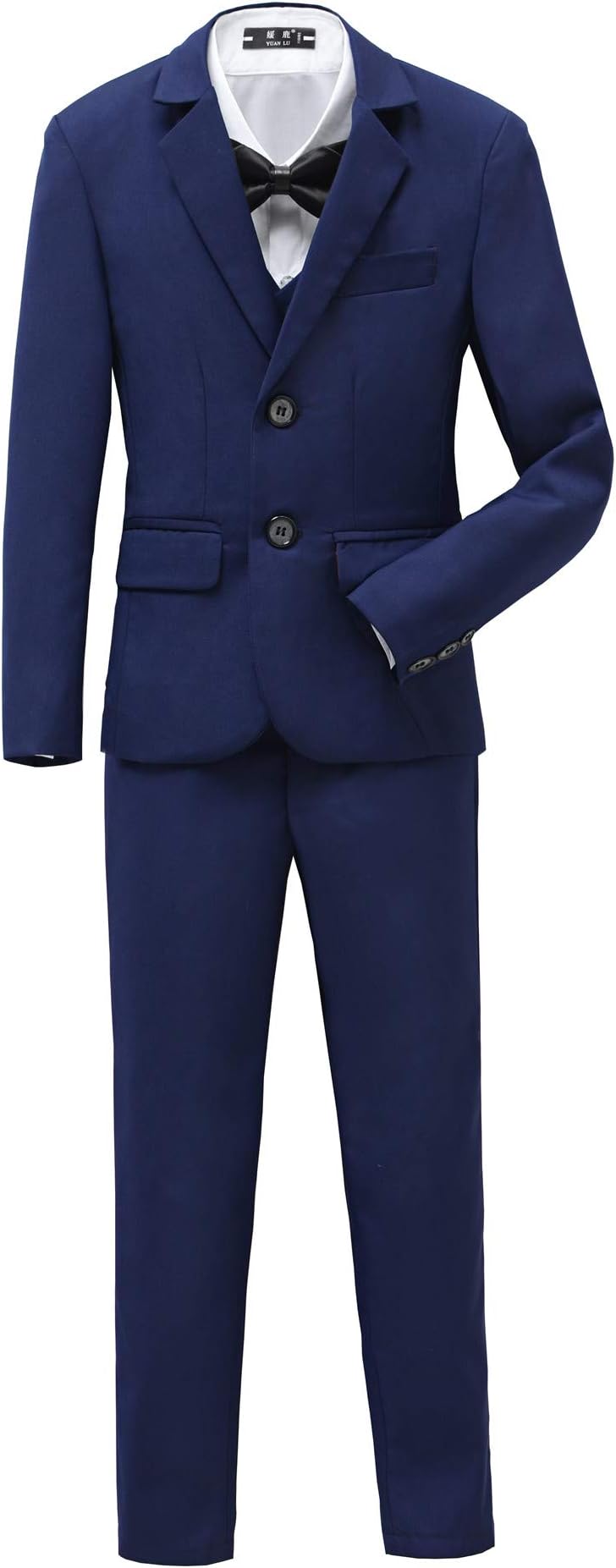 YuanLu Boys Tuxedo for Kids Toddler Boy Formal Suits Set No Tail