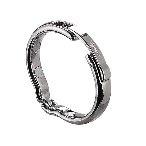 Zantec Einstellbare Größe Vorhaut Ringe Penis Ring für Mann Magnetische Physiotherapie Metall V Art Beschneidung Erektion Coc