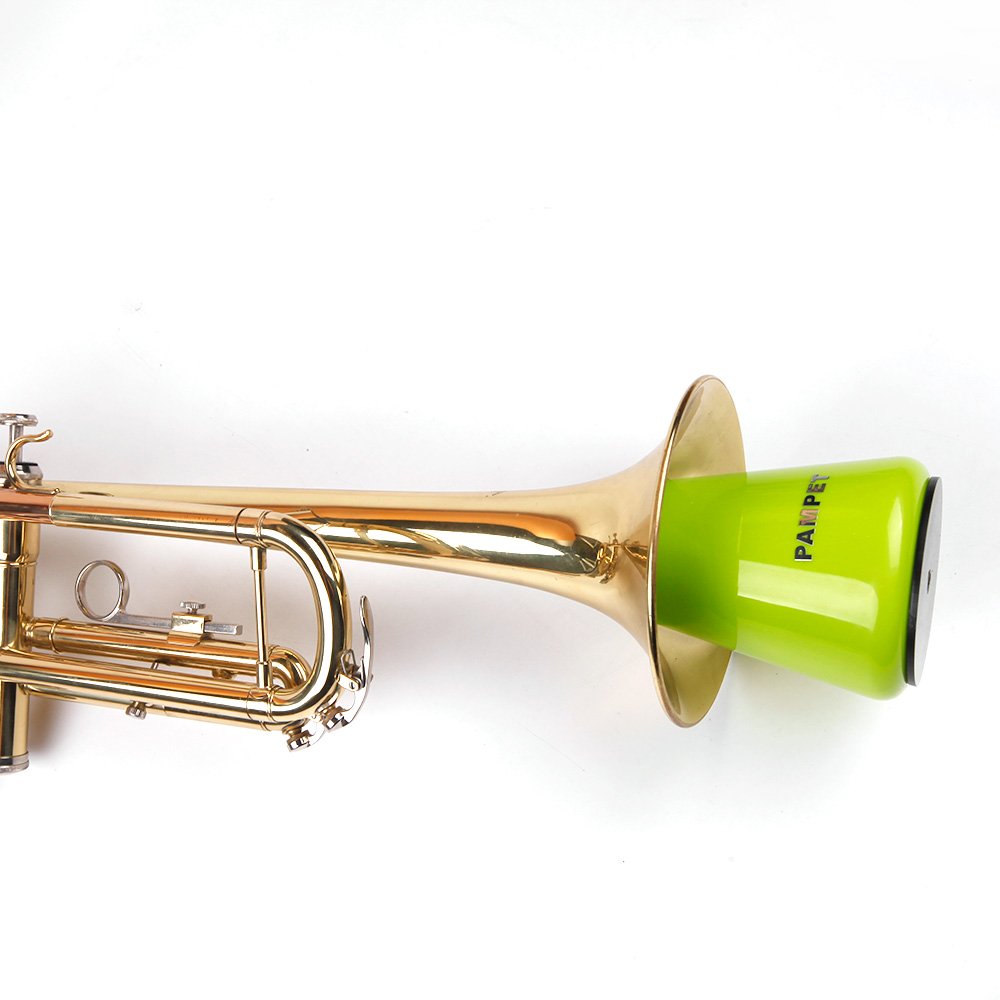 PAMPET Lightweight Plastic Practice Trumpet Mute Silencer Straight Mute