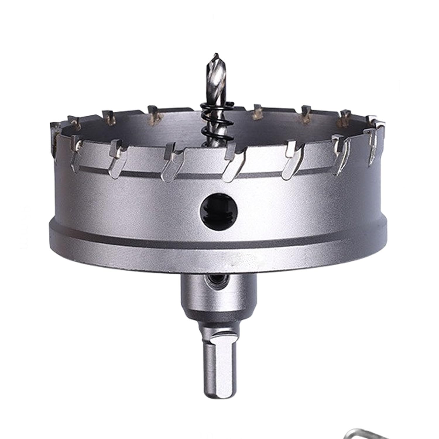 Carbide Hole Cutter Drill Bits,LAIWEI Heavy Duty Hole Saw for Stainless Steel,Metal,Cast Iron, Copper 3-3/4"(95mm)