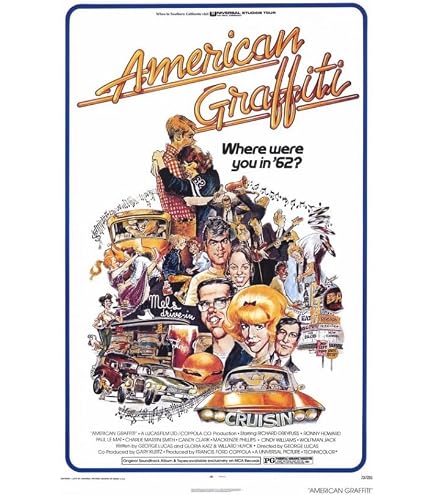 Amazon.com: American Graffiti 1973 Movie Poster Masterprint (11 x