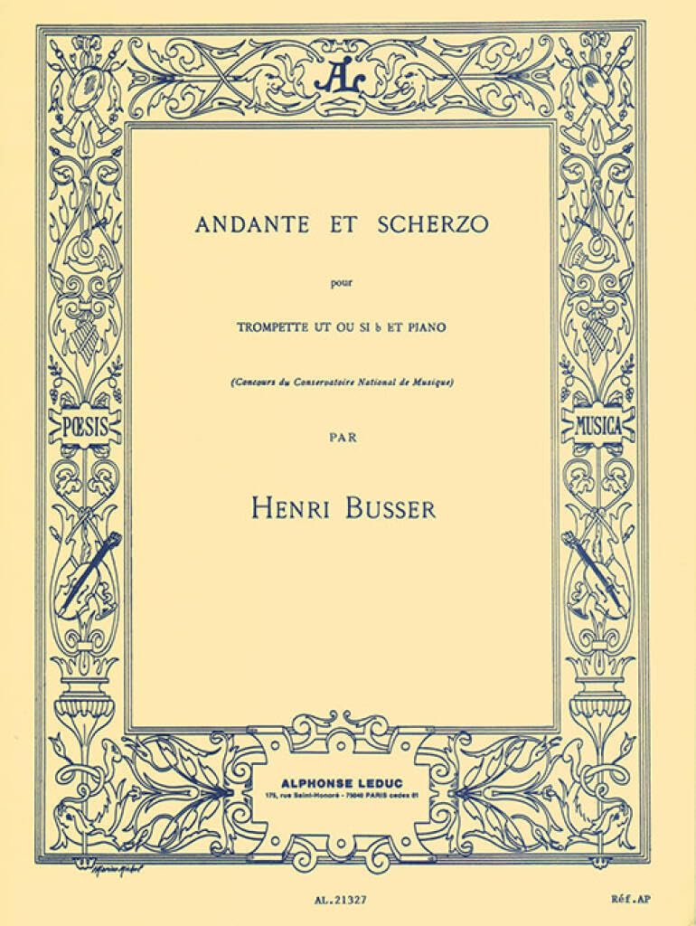 Henri Busser: Andante and Scherzo, Op. 44 (Trumpet and Piano)
