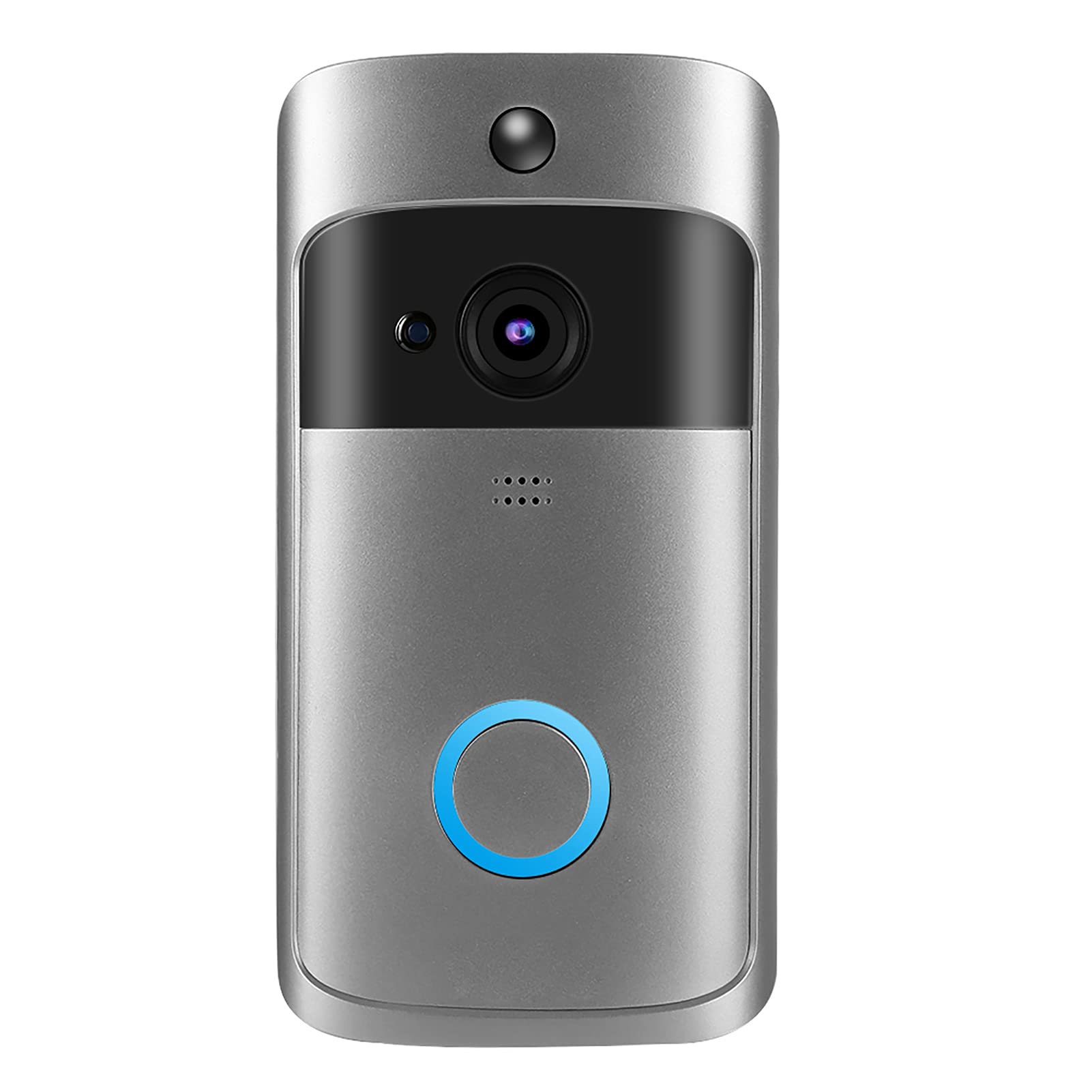 Cryfokt Wireless Video Doorbell Camera, 2.4G WiFi Door Bell Video Doorbell Camera Pro with 166°Wide Angle, Smart Home Security Doorbell with Camera, PIR Motion Detection, Quickly Wake Up