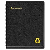 AT-A-GLANCE Weekly / Monthly Appointment Book / Planner 2016, 6.88 x 8 Inches, Recycled, Black (70-951G-05)
