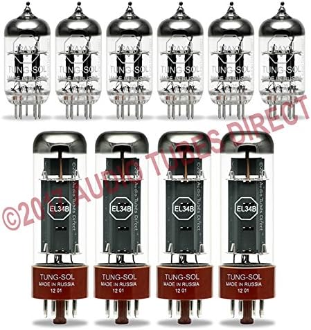 Tung-Sol Tube Upgrade Kit For Diezel Einstein 100 Head Amps EL34B 12AX7